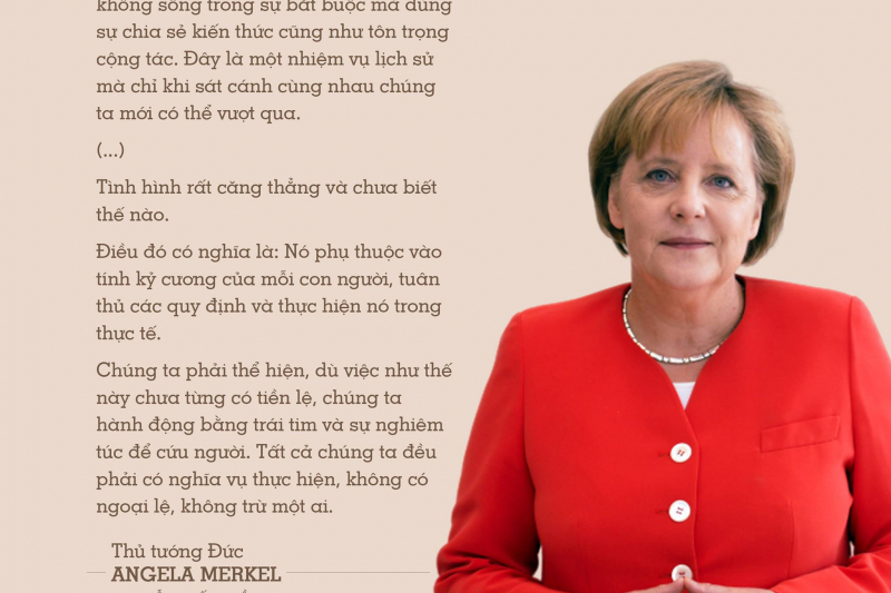 Toàn Văn Lời Kêu Gọi Khẩn Cấp Của Thủ Tướng Đức, Angela Merkel