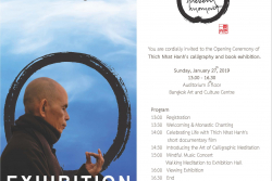 Invitation to the Opening Ceremony of Thich Nhat Hanh
